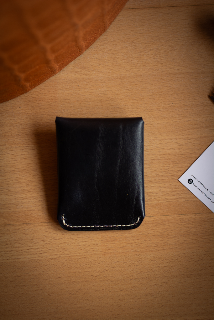 Usnjena mini denarnica Pixie Black - slika 2
